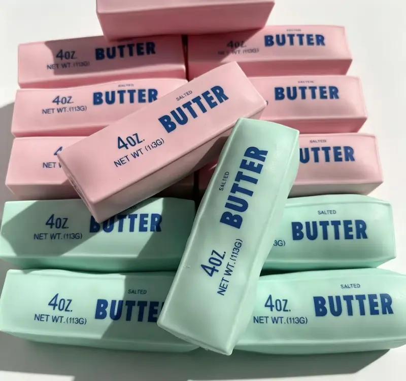 Crunchy Sound Butter Bar Squishy Toy