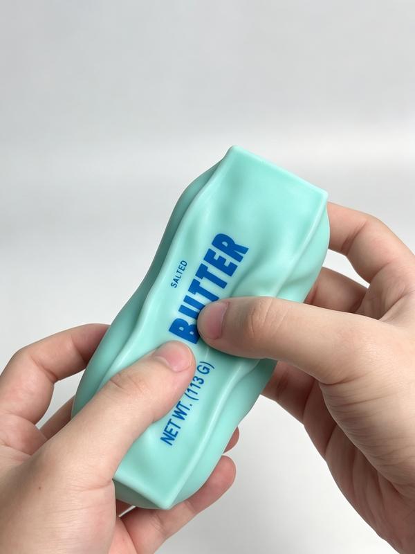 Crunchy Sound Butter Bar Squishy Toy